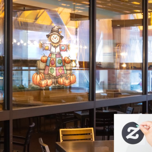 najaarsvensterklemming raamsticker (Restaurant Raam)