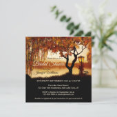 Najaarsviering Uitzicht Bridal Shower Invitation Kaart (Staand voorkant)