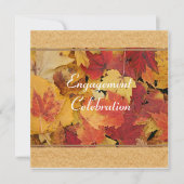 Najaarsviering Verloving Uitnodiging (Voorkant)