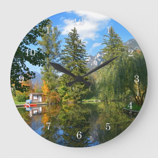 Najaarsvijver idyll grote klok (Voorkant)