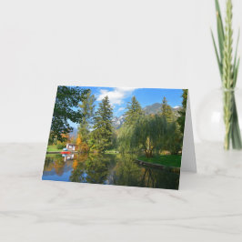 Najaarsvijver idyll kaart