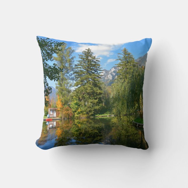 Najaarsvijver idyll kussen (Voorkant)