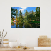 Najaarsvijver idyll poster (Keuken)