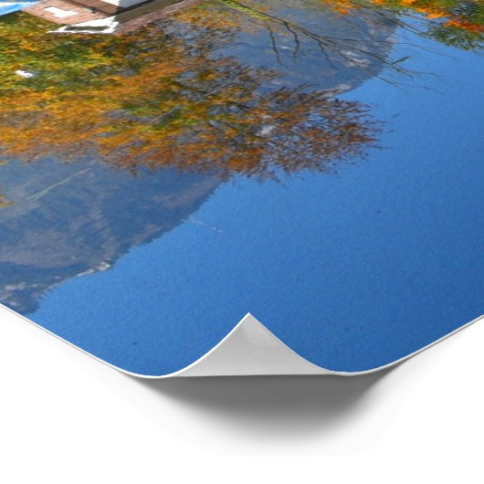 Najaarsvijver idyll poster (Hoek)