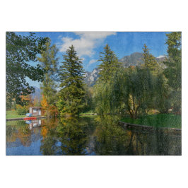 Najaarsvijver idyll snijplank