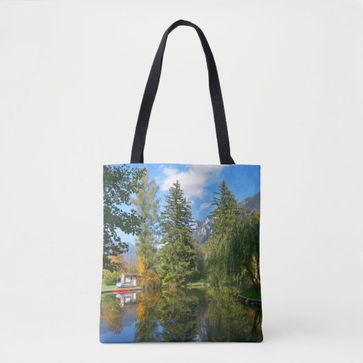 Najaarsvijver idyll tote bag (Voorkant)