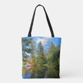 Najaarsvijver idyll tote bag (Achterkant)