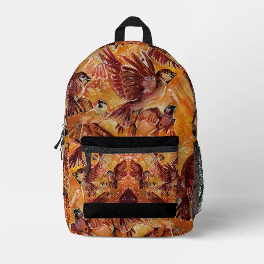 Najaarsvlucht in de Herfst Bedrukte Rugzak (Voorkant)