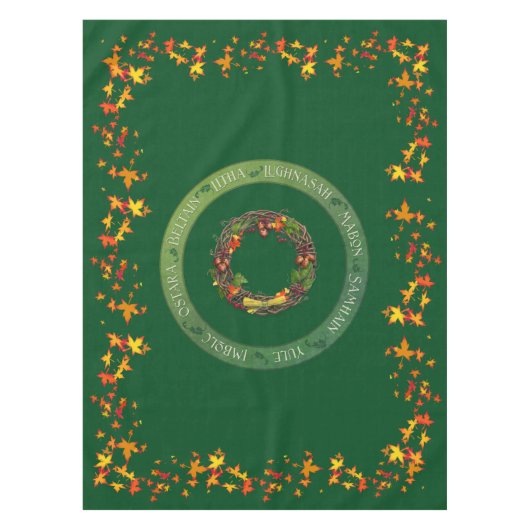 Najaarswiel van de altaarstof tafelkleed (Voorkant)