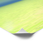 Najaarszonsondergang boom perfect poster (Hoek)