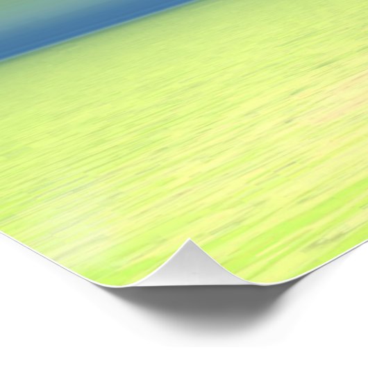 Najaarszonsondergang boom perfect poster (Hoek)