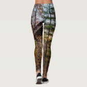 Najaarszonsondergang Bossen Leggings (Achterkant)