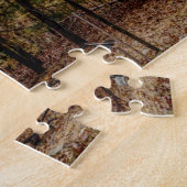 Najaarszonsondergang Bossen Legpuzzel (Zijkant)
