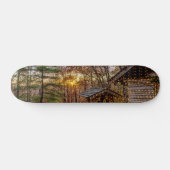 Najaarszonsondergang Bossen Persoonlijk Skateboard (Horizontaal)