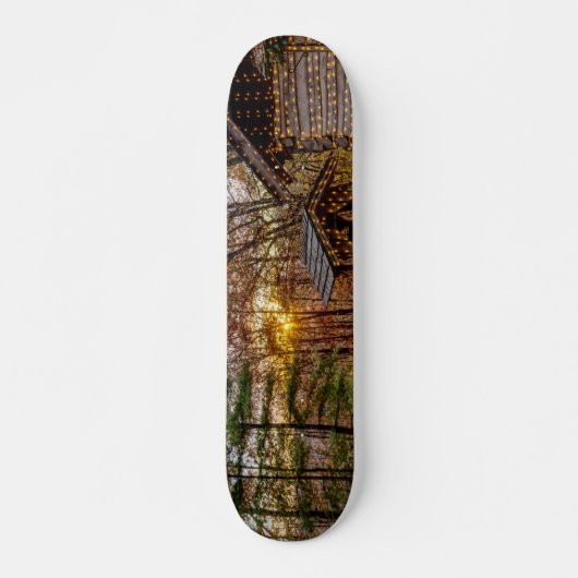 Najaarszonsondergang Bossen Persoonlijk Skateboard (Voorkant)