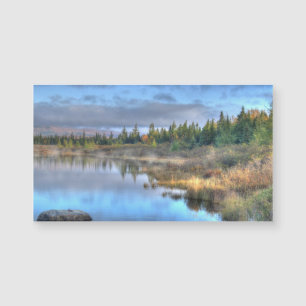 Najaarszonsopgang bij het Moosehead Lake Maine