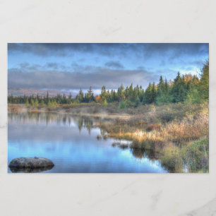 Najaarszonsopgang bij het Moosehead Lake Maine Briefpapier