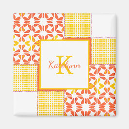 Najaart Tints Quilt Pattern Magneet