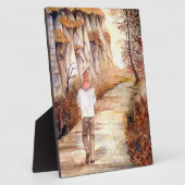 Najaartrail Waterverf schilderen Fotoplaat (Zijkant)