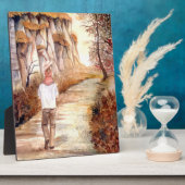 Najaartrail Waterverf schilderen Fotoplaat (Zijkant)