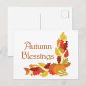 Najaarzegeningen Briefkaart (Voorkant / Achterkant)