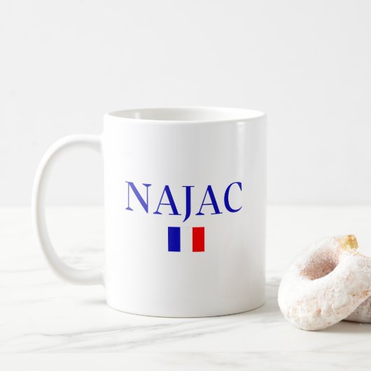 Najac France Koffiemok (Met donut)