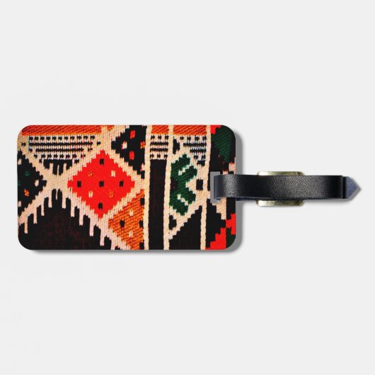 Najd Plateau Embroidery Bagagelabel (Achterkant horizontaal)