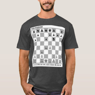Najdorf de Siciliaanse defensie T-shirt