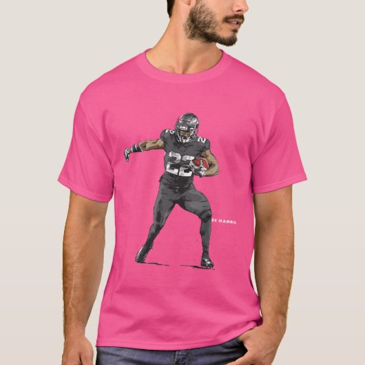 Najee Harris Pittsburgh Highlight T-shirt (Voorkant)