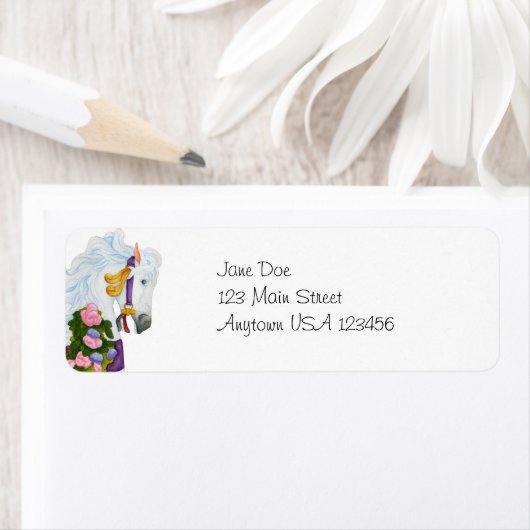 Najira Carrousel Paard Label (Insitu)