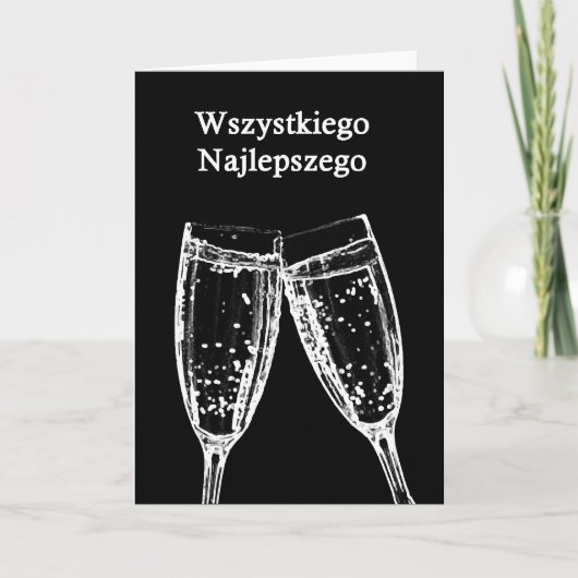 Najlepszego van Wszystkiego/Gelukkige Verjaardag Kaart (Voorkant)