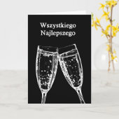 Najlepszego van Wszystkiego/Gelukkige Verjaardag Kaart (Gele Bloem)