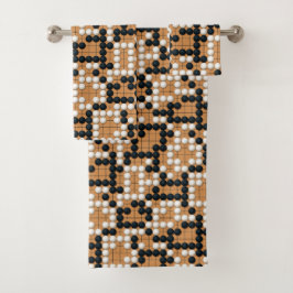 Nakade Shapes (kleinschalig) Bad Handdoek