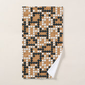 Nakade Shapes (kleinschalig) Bad Handdoek (Handdoek)