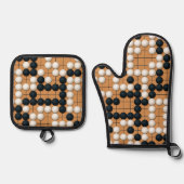 Nakade Shapes Ovenwant & Pannenlap Set (Voorkant)