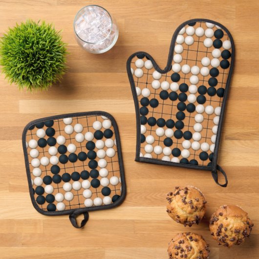 Nakade Shapes Ovenwant & Pannenlap Set (Top down)