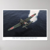 Nakajima B5N1 "Kate torpedo bomber" Poster (Voorkant)