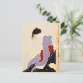 Nakajima Kiyoshi Love Letter japanese vrouwelijke  Briefkaart (Staand voorkant)