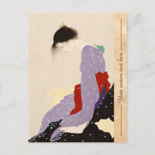Nakajima Kiyoshi Love Letter japanese vrouwelijke Briefkaart