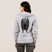 Nakama Gear | Dark Angel Winged Warrior Hoodie (Achterkant volledig)