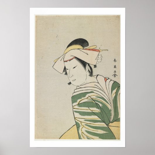 Nakamura Noshio II as Tonase, 1795 Poster (Voorkant)