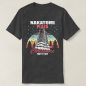 Nakatomi Plaza Christmas Party 1988 Funny Xmas Vin T-shirt (Design voorkant)