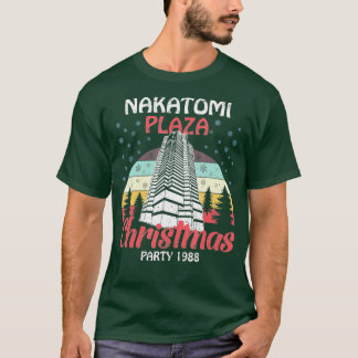 Nakatomi Plaza Christmas Party 1988 Funny Xmas Vin T-shirt