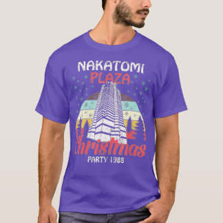 Nakatomi Plaza kerstparty 1988 Funny Xmas Vin T-shirt