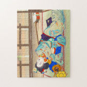 Nakazawa Hiromitsu Inn bij Gion maiko geisha art Legpuzzel (Verticaal)