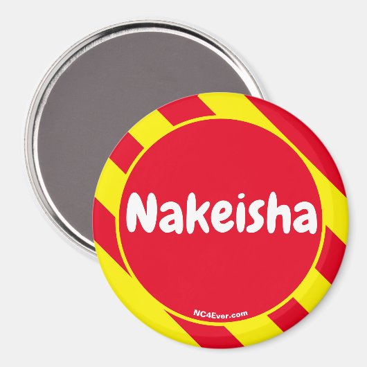 Nakeisha Red/Yellow Magnet (Voorkant / Achterkant)