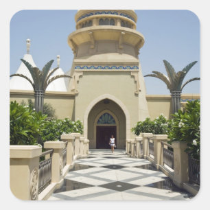 Nakheel-kantoor, Dubai, Verenigde Arabische Emirat Vierkante Sticker