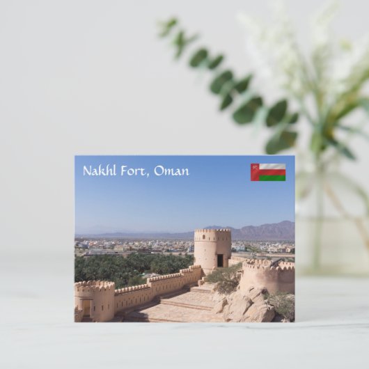 Nakhl Fort, Oman Briefkaart (Staand voorkant)