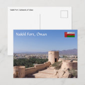 Nakhl Fort, Oman Briefkaart (Voorkant / Achterkant)