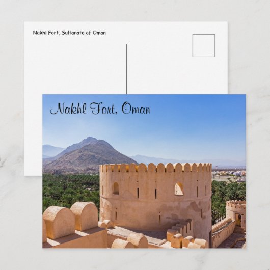 Nakhl Fort, Oman Briefkaart (Voorkant / Achterkant)